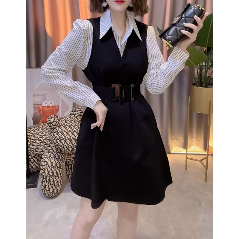 连衣裙套装外搭两件套