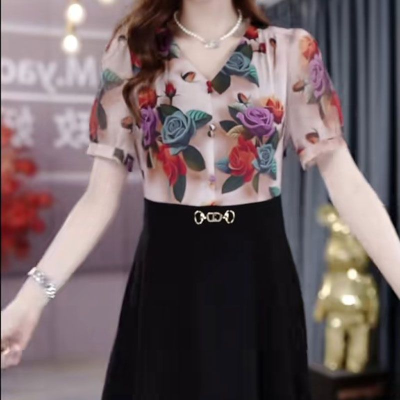 新款百搭显瘦简约时尚A字连衣裙