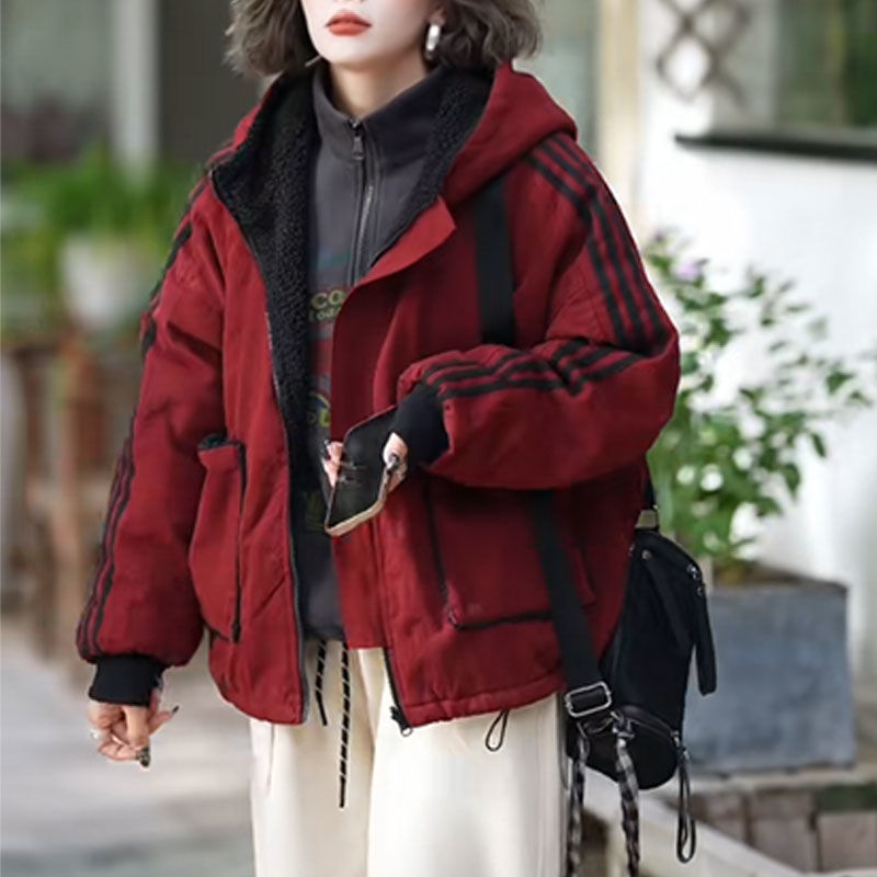 新款棉衣百搭显瘦简约时尚