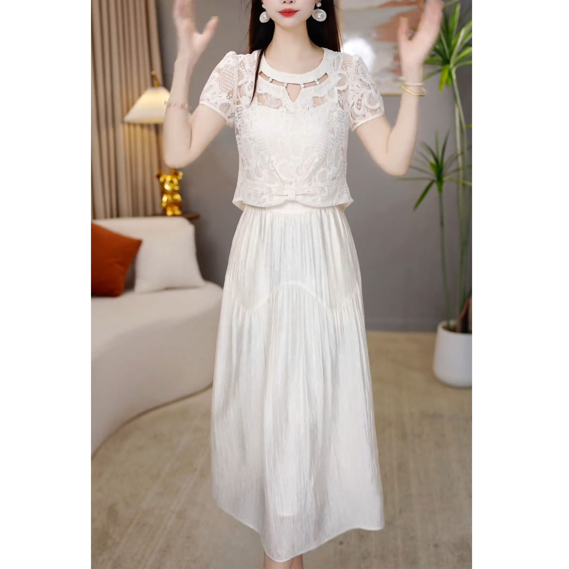两件套时尚显瘦休闲套装女