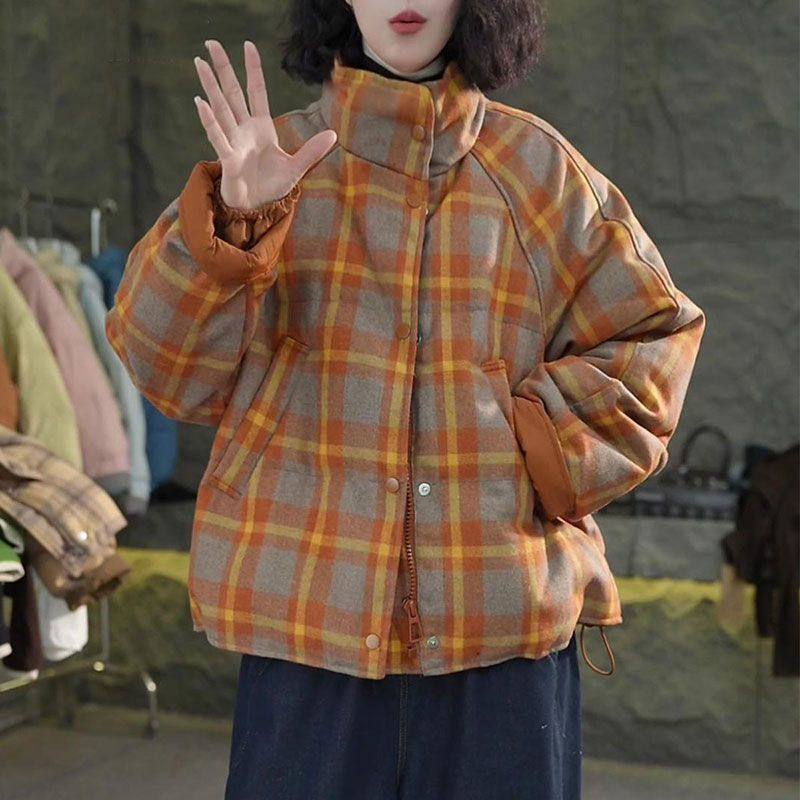 大码设计宽松显瘦加厚保暖百搭短棉服女2024冬季新款时尚棉衣外套,女装/女士精品,棉衣/棉服,淘宝优惠券,粉丝福利购,淘宝优惠卷