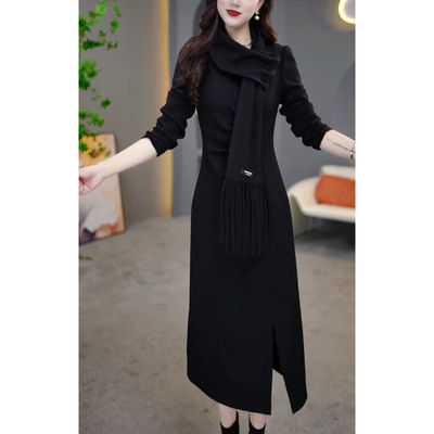 新款百搭显瘦简约时尚A字连衣裙