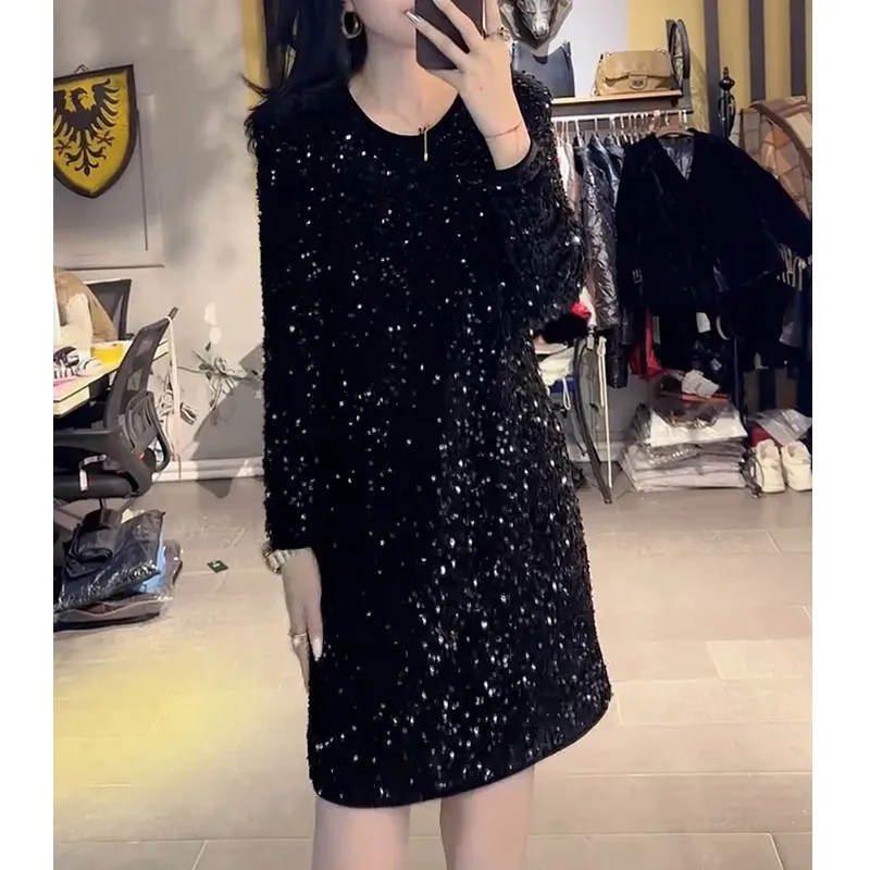 简约时尚A字连衣裙百搭显瘦