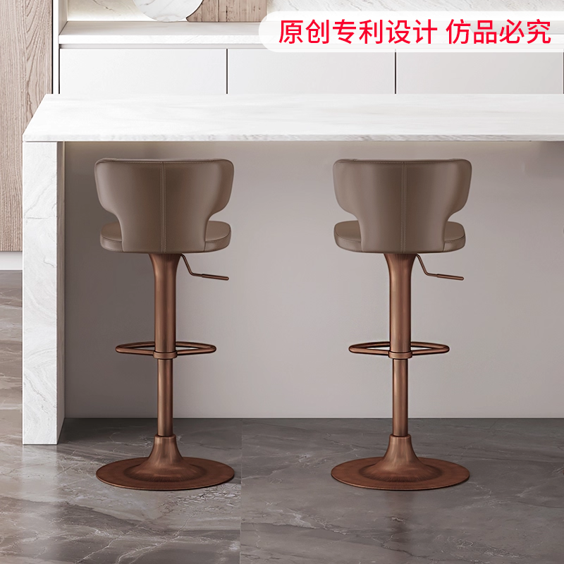 BH新设计师款轻奢简约吧椅高脚凳