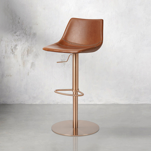 吧台椅子高级感吧台凳高脚凳酒吧椅家用简约升降高脚餐椅吧凳7528