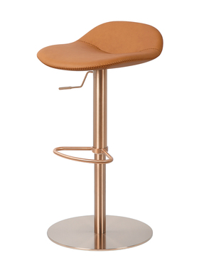 【意大利头层牛皮】真皮吧台椅升降高脚凳吧台凳轻奢家用高级7399