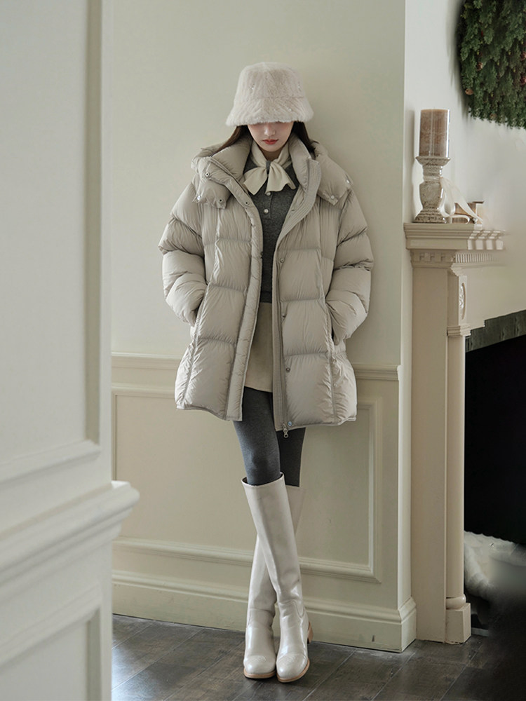 Lightweight Hooded Down Jacket: 90% Duck Down Zero Pressure - Taobao product photo 5
