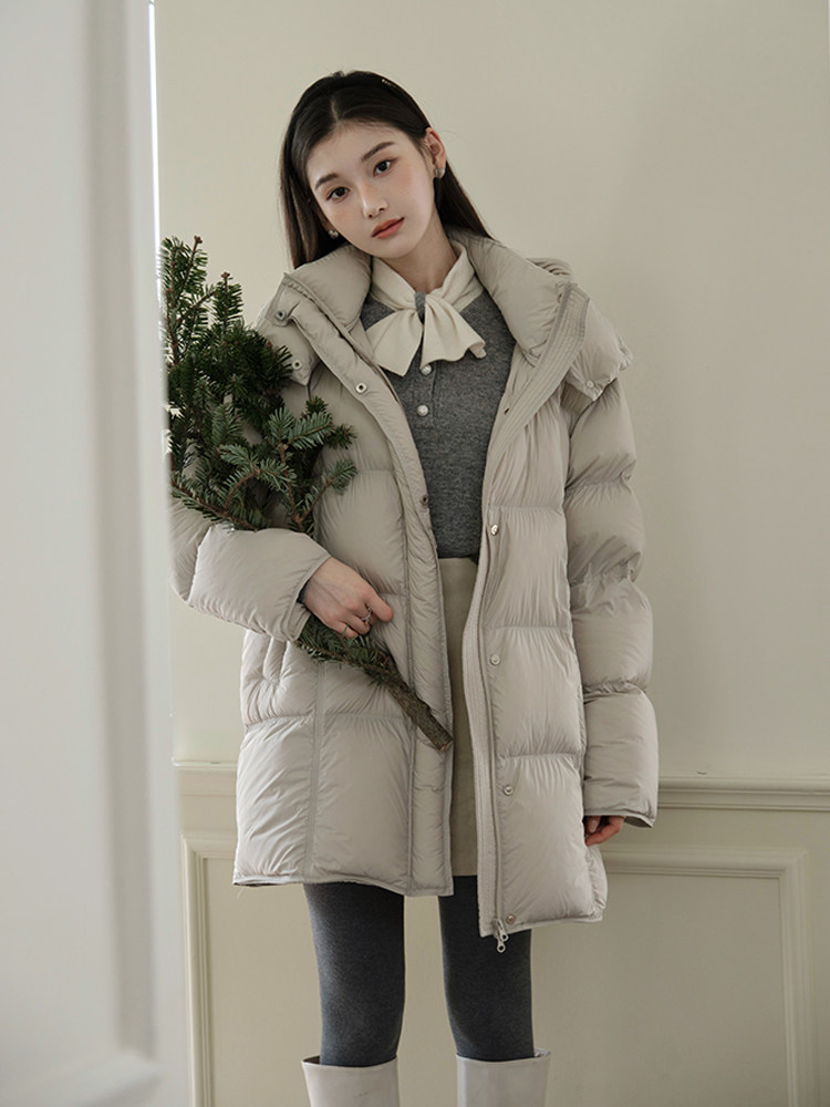 Lightweight Hooded Down Jacket: 90% Duck Down Zero Pressure - Taobao product photo 3