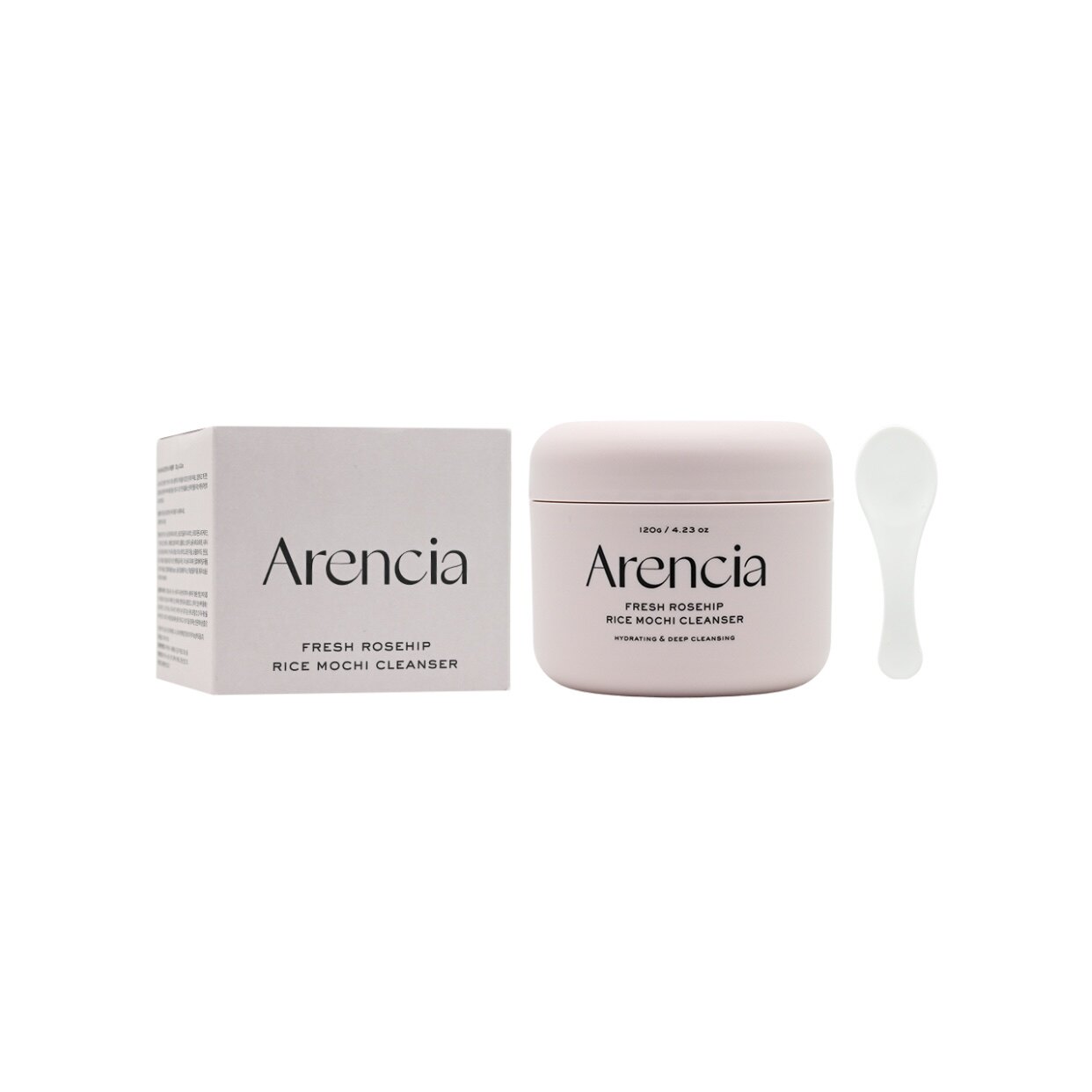 ARENCIA澳门代韩国玫瑰果香草补水保湿温和滋养年糕洁面乳膏120g