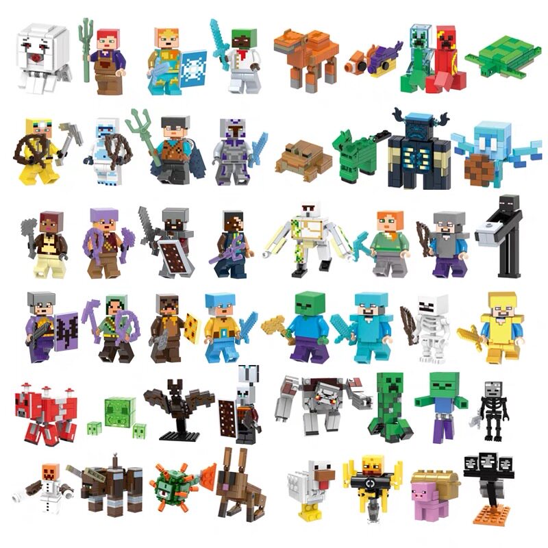 儿童益智玩具村庄模型人仔武器