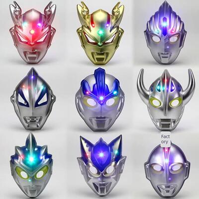 Halloween Glow Ultraman Mask Spider Man Cartoon Anime Taylo