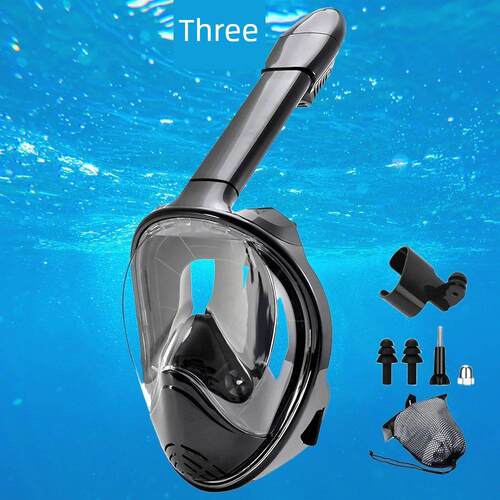 Full Face Snorkel Mask with Detachable Camera Mount,Snorkeli