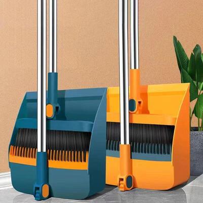 Brush And Shovel Broom And Dustpan Combination Set Vertical
