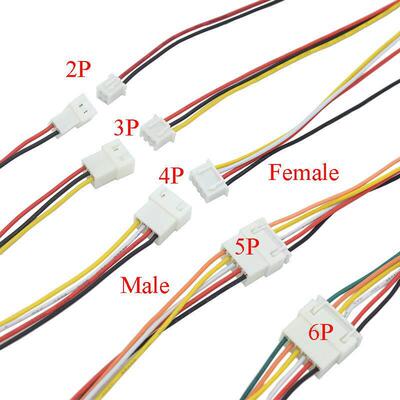 10Pair Micro JST XH 2.54 2P 3P 4P 5P 6PIN Male Female Plug C