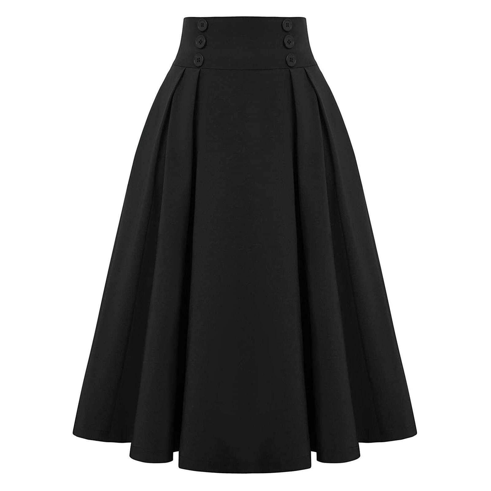 Vintage high waisted pleated long skirt 覆古高腰百褶长裙