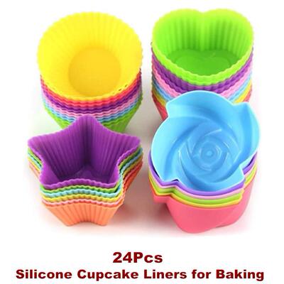 Silicone Cupcake Liners Holders for Baking Muffin Cups