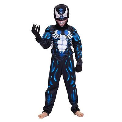 Kids Superhero Black Spider Venom Costume Ghost Costume