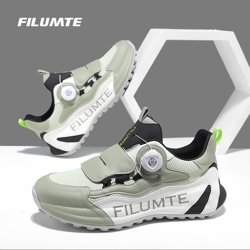 FILUMTE品牌男鞋2026新款男士运动鞋子真皮透气网面潮鞋男款正品