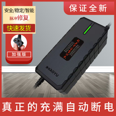 自动断电智能电动车电瓶充电器48V12AH60V20AH72爱玛雅迪三轮通用