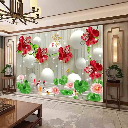 家和富贵客厅沙发装饰画