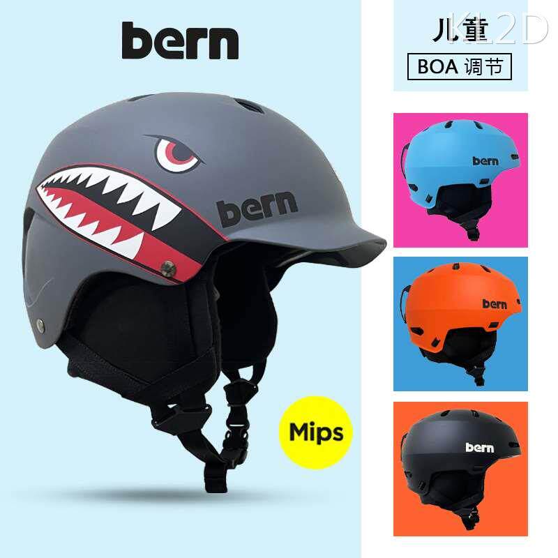 儿童头盔bern美国单板双板滑雪头盔轮滑mips青少年极限运动滑雪盔