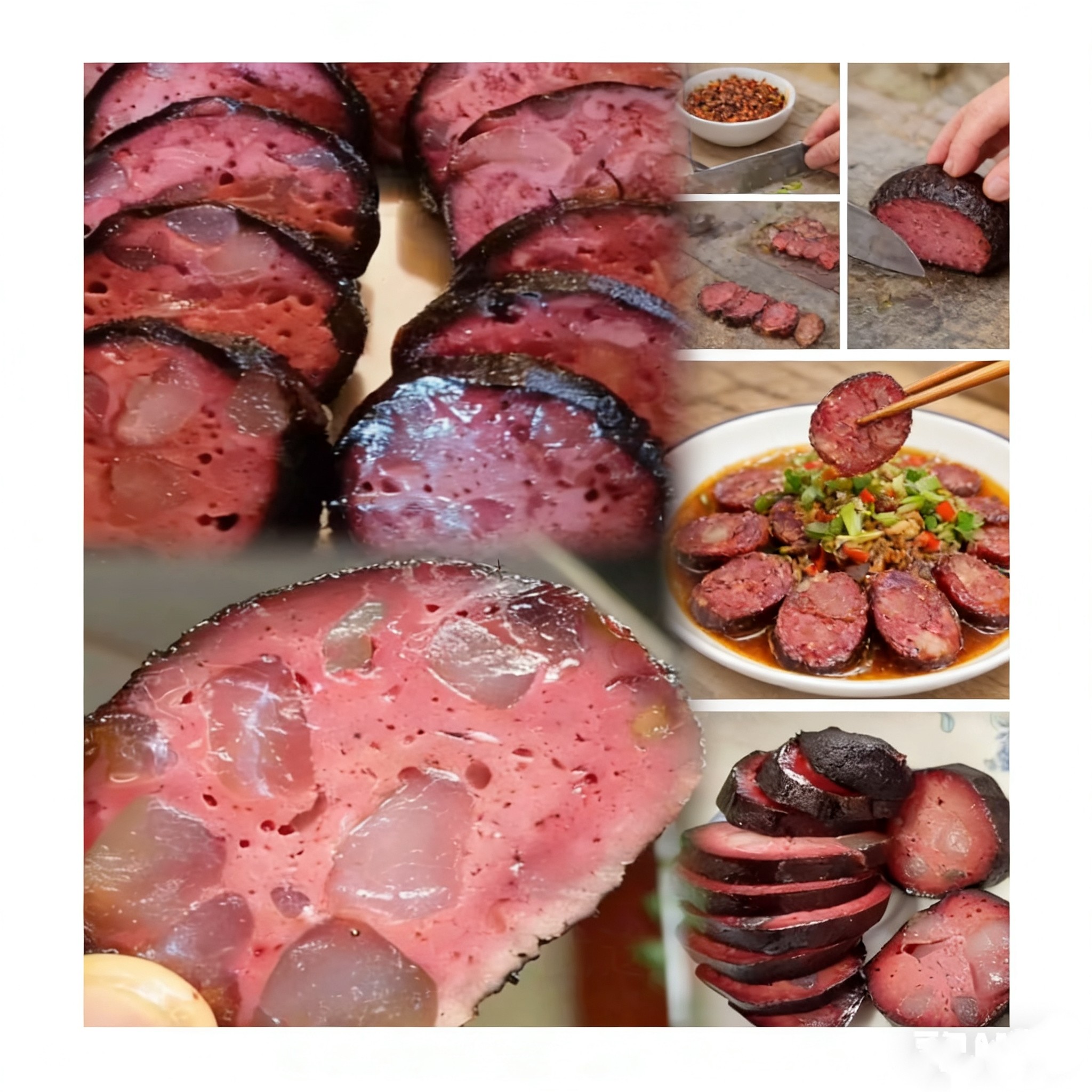 湖南新晃特产腊猪血丸子农家自制烟熏血粑豆腐腊味下酒菜350克包