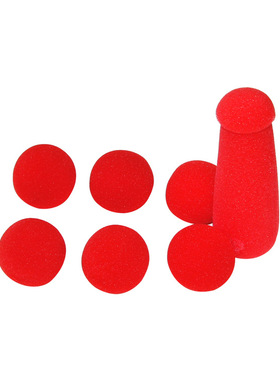 红色海绵小兄弟魔术道具海绵小叮当整蛊青少年玩具海绵小弟弟