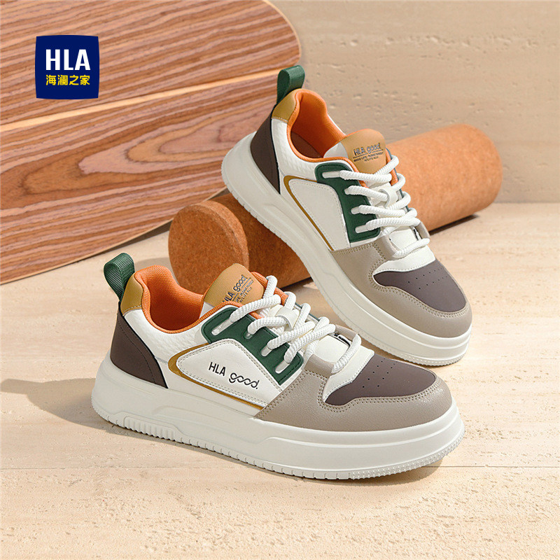 海澜之家2026新款男鞋秋冬低帮板鞋男款潮鞋增高休闲百搭运动鞋子