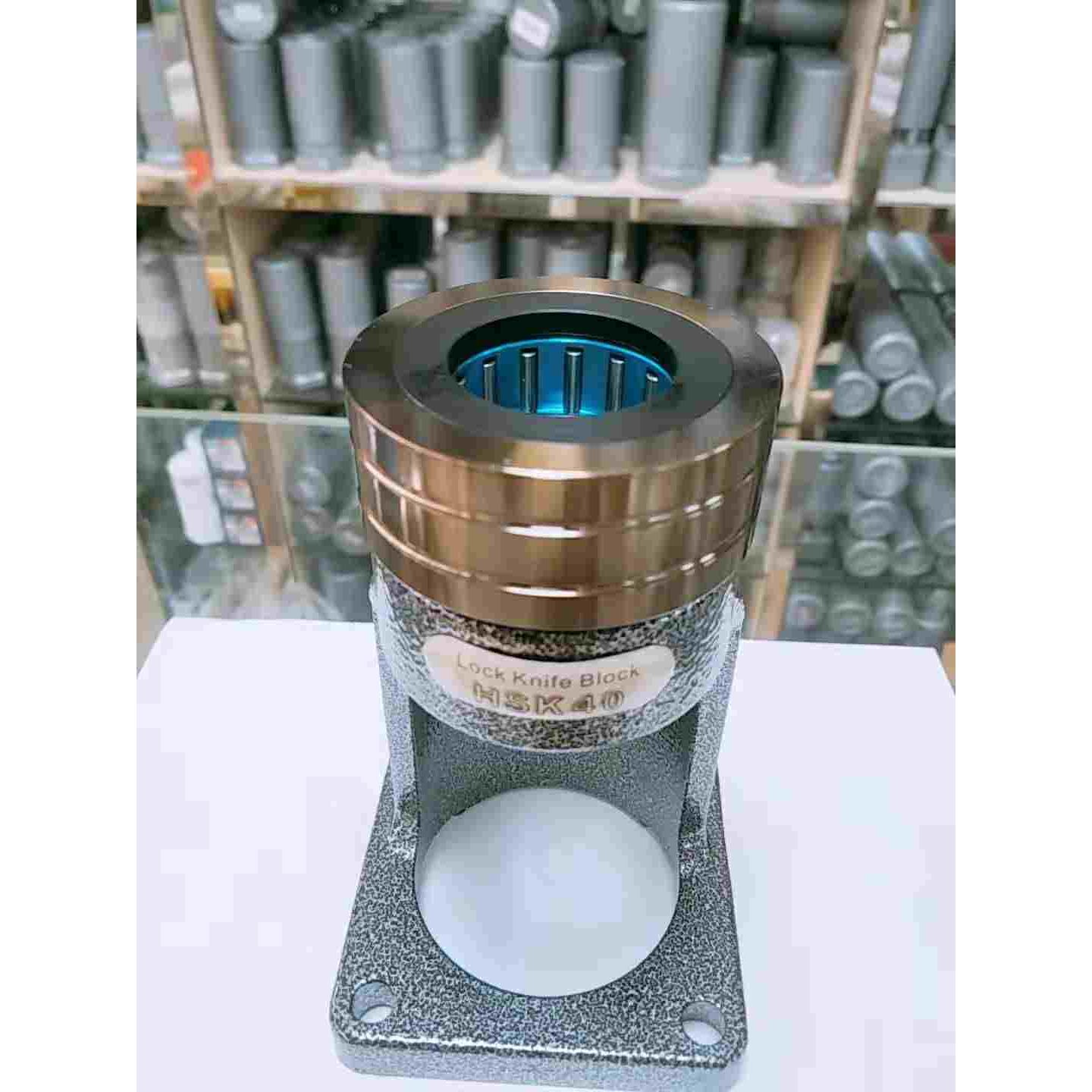 HSK40A轴承锁刀座 HSK40E无键槽锁刀座 无键槽刀柄锁刀座 拆刀器