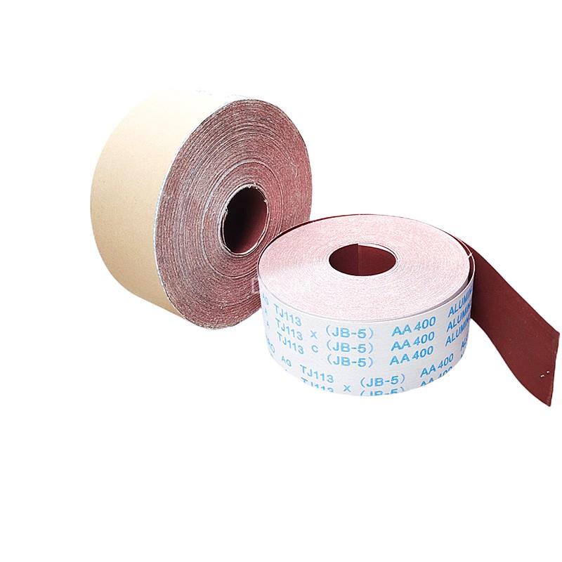 厂家直销TJ113砂布卷 手撕砂布卷 砂纸卷 软布卷4*100Y木工砂布