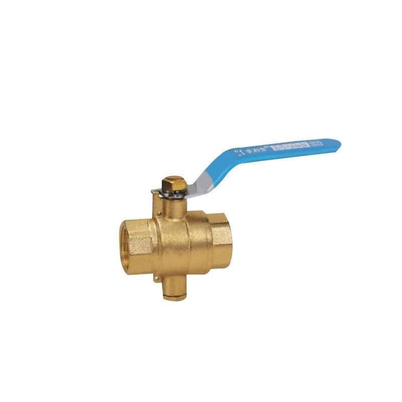 筑华工品黄铜测温球阀内丝测温球阀DN20一个价