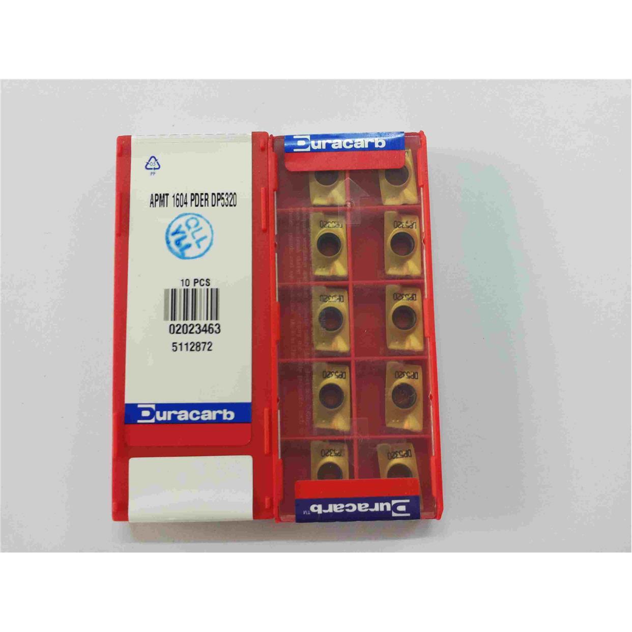 正宗Duracarb杜龙卡普铣刀片、数控刀片APMT1604PDER/1135 DP5320