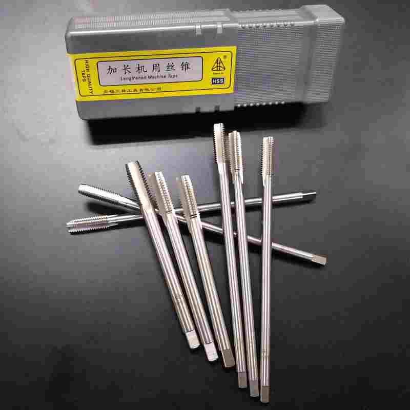 加长机用丝锥 直槽丝攻 M3 M4 M5 M6 M8 M10 M12 高速钢丝锥丝攻