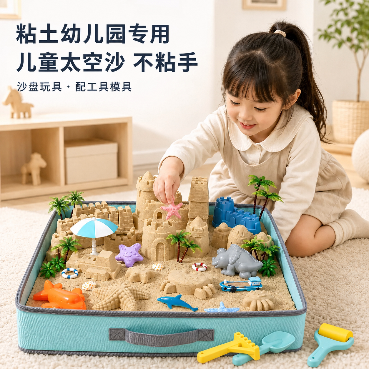 幼儿园食品级无毒不粘手粘土图片