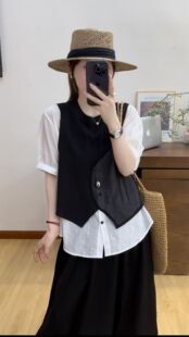 2026新款 百搭宽松显瘦上衣女设计感小众潮1316 时尚