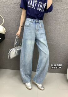 牛仔潮106 百搭宽松显瘦设计感小众潮休闲裤 2026新款 时尚