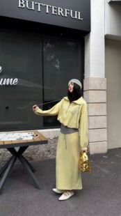 女气质显瘦卫衣外套 2026春季 套装 时尚 半身裙两件套潮2169 新款