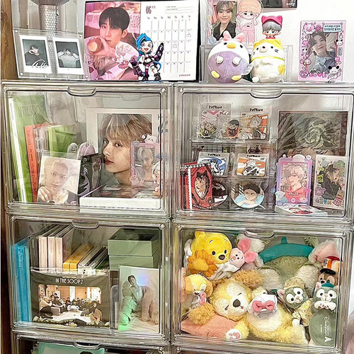 专辑收纳柜防尘黑胶唱片保护盒