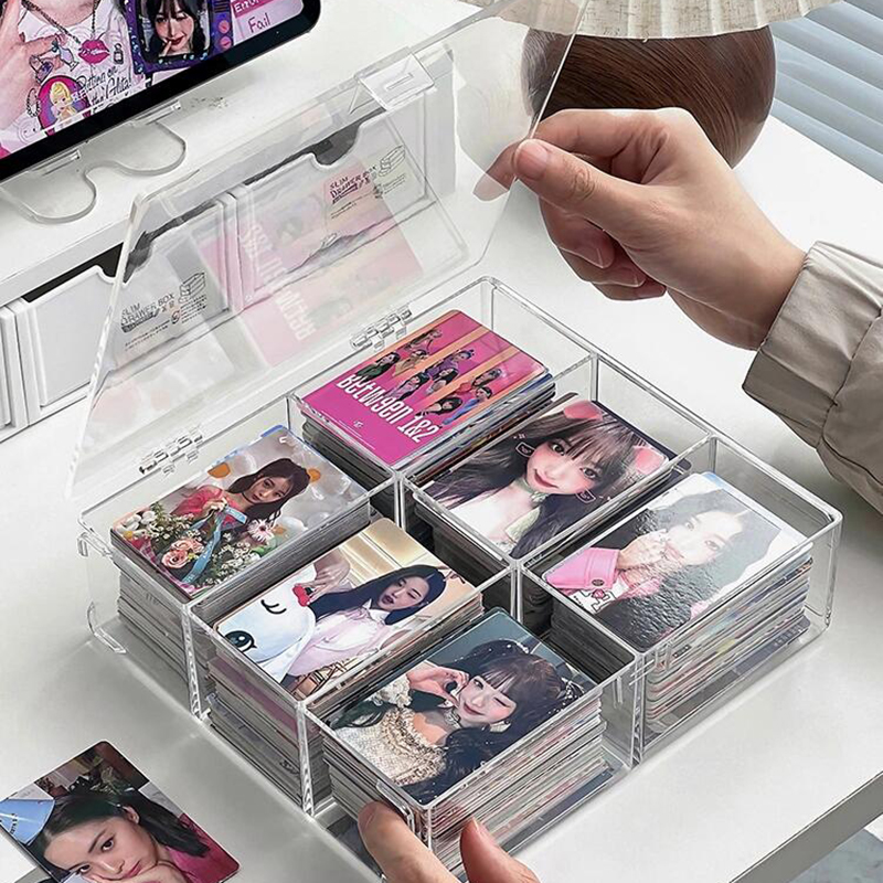 小卡收纳盒分格ins张元英