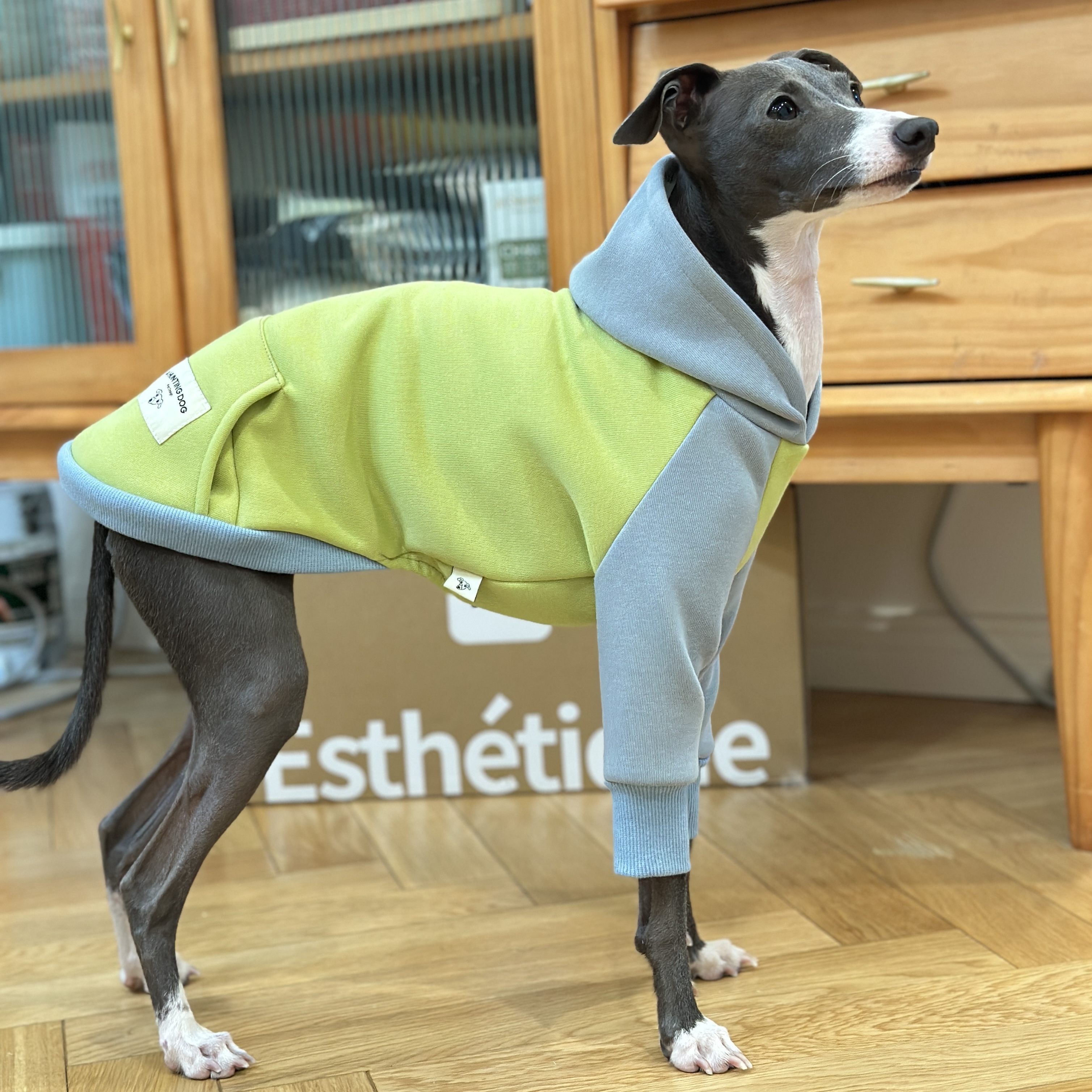 冬款加绒加厚连帽卫衣保暖