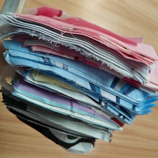 纯棉小布头手工DIY零碎布料边角料按斤卖小块全棉拼布百家被卡通