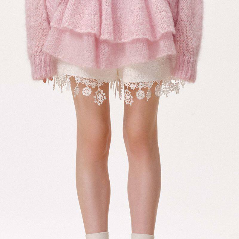 【XIAOLI筱李】灯上华尔兹原创设计马海毛针织半身裙女25秋新