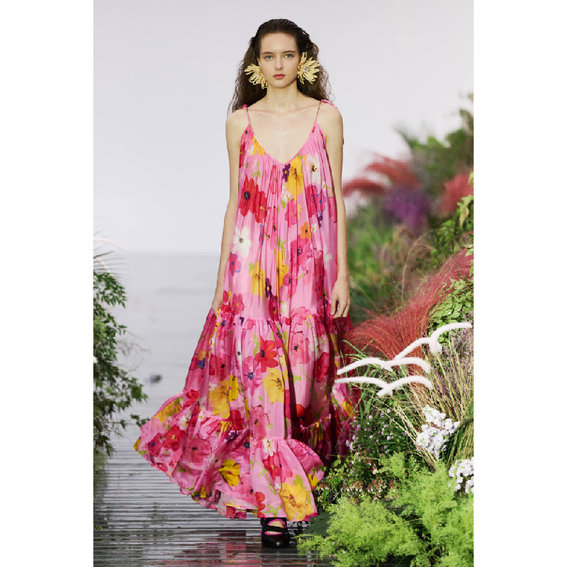 XIAOLI筱李印花桑蚕丝套装