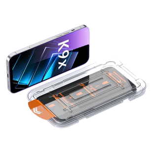 适用于OPPOK9x钢化膜无尘仓防指纹K9高清抗蓝光K9Pro全屏覆盖手机膜K9s新款秒贴玻璃贴膜神器OPPO防尘保护膜