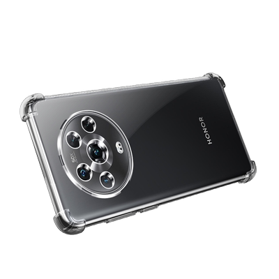 适用于荣耀magic4手机壳全透明硅胶气囊magic4至臻版手机套超薄高清透亮magic4pro创意边框honor简约防摔外壳