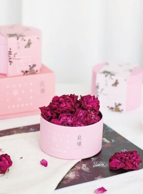 良壤高端奢华酒店有机玫瑰花茶重瓣干玫瑰罐装办公室下午茶伴手礼