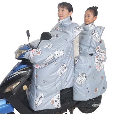 亲子款电动车挡风儿童