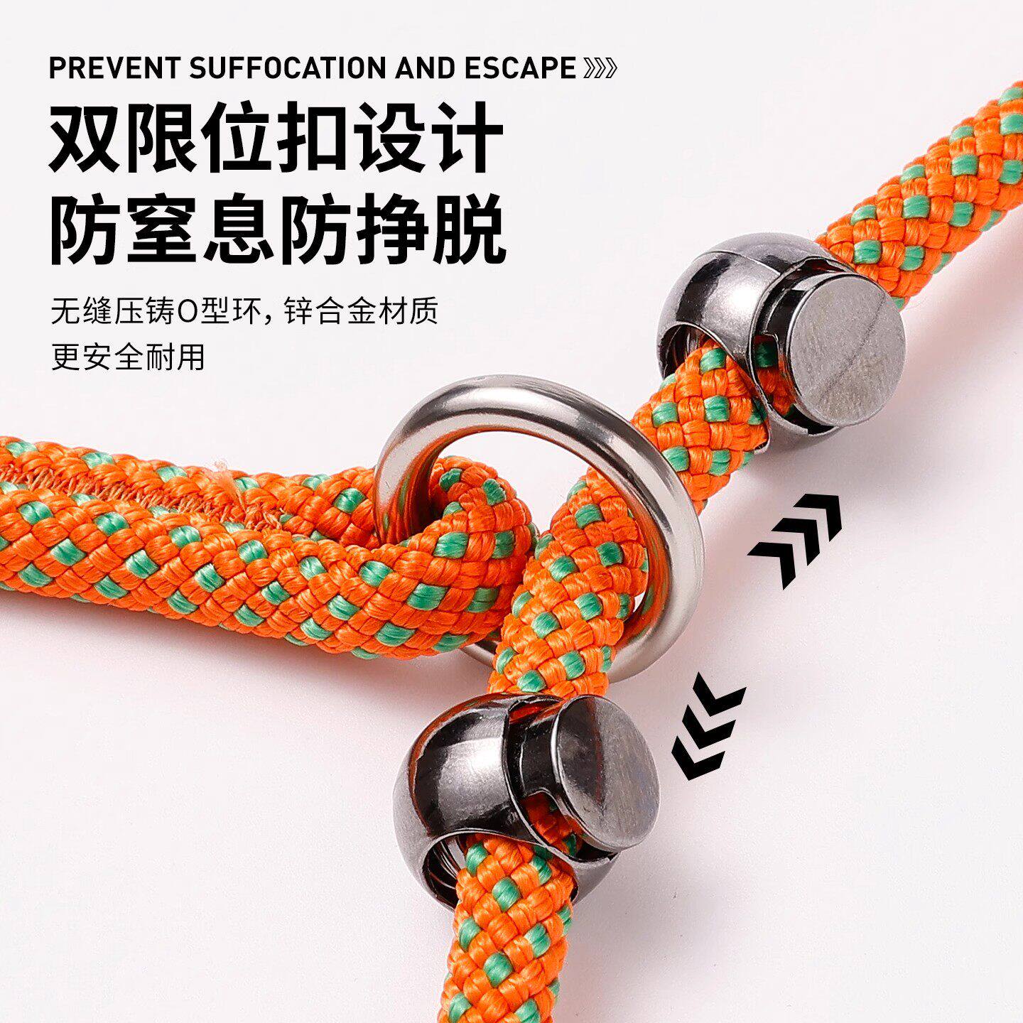 狗狗用牵引绳p绳小中大型犬防爆冲防打结宠物用品训犬金毛遛狗