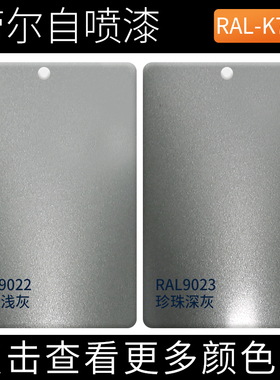 漆先生劳尔自喷漆RAL9022珍珠浅灰9023珍珠深灰色手摇漆户外涂鸦