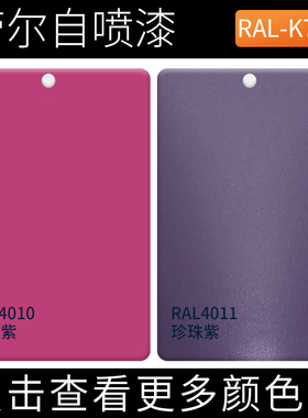 自喷漆RAL4010电信紫ral4011珍珠紫色金属设备户外涂鸦劳尔手摇漆